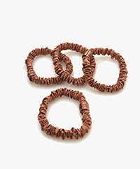 slip™ 4-pack Skinnies Silk Scrunchies - Copper