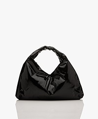 KASSL Editions Anchor Small Lacquer Tote Bag - Black