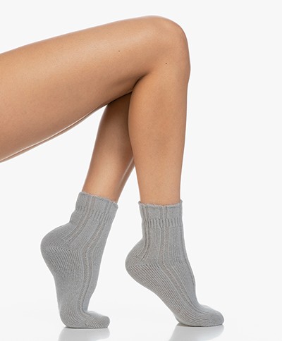 FALKE Ultra Soft Bed Socks - Grey