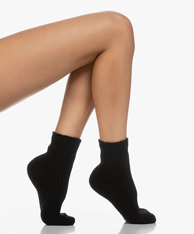 FALKE Ultra Soft Bed Socks - Black
