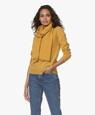 Repeat Basic Cashmere Sjaal - Curry