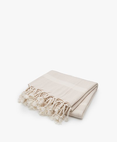 Filippa K Soft Sport Beach Towel - Dune/Off-white