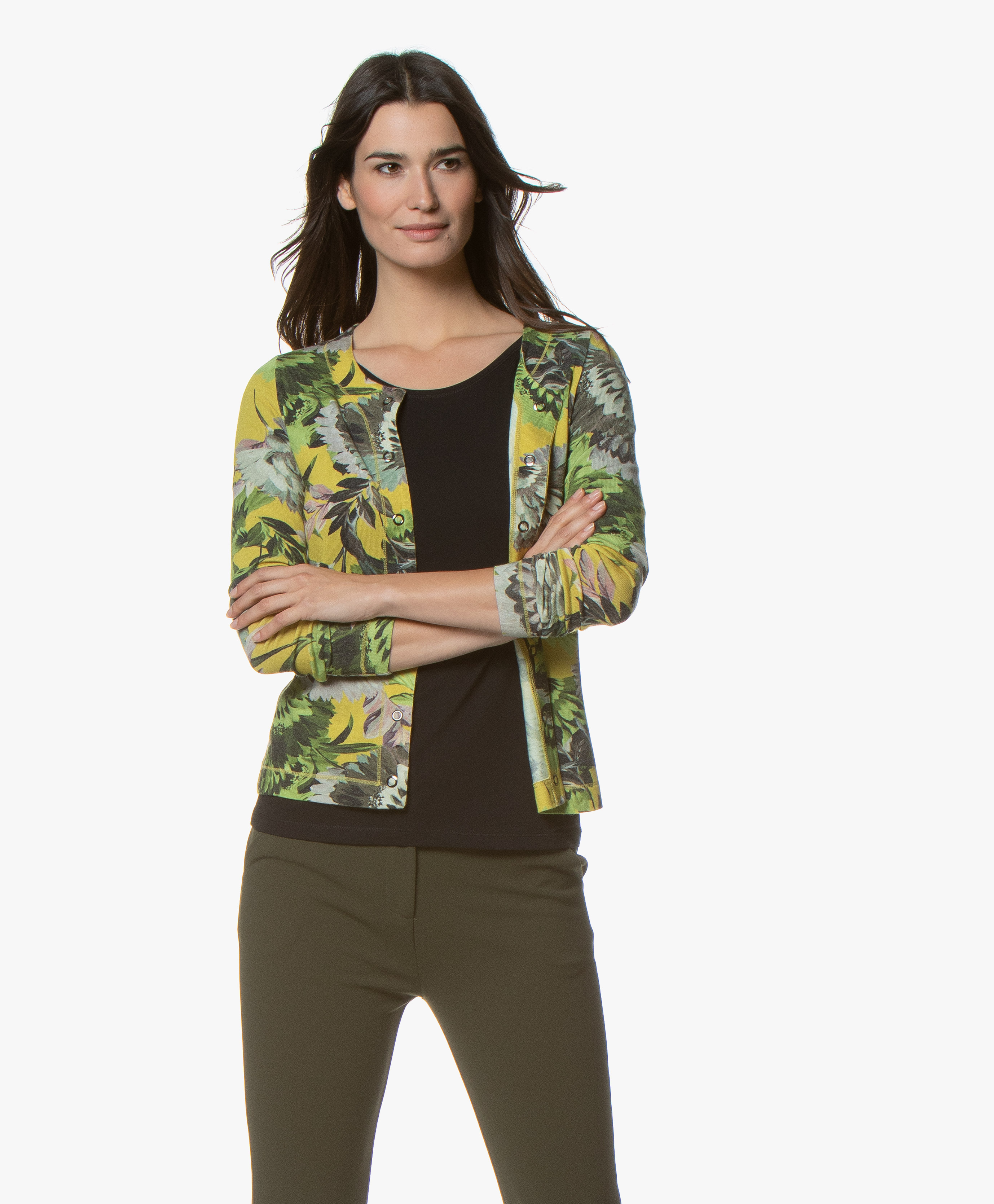 lime cardigan