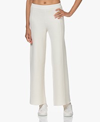 Resort Finest Knitted Loose-fit Pants - Ecru
