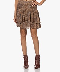 by-bar Elena Paisley Print Mini Tiered Skirt - Multicolored