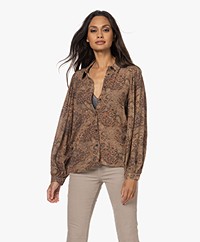 by-bar Arty Winter Paisley Print Blouse - Multicolored