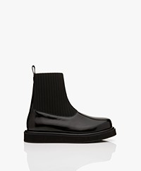 By Malene Birger Chayla Leather Ankle Boots - Black