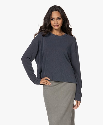 James Perse Relaxed Cropped Sweater - Dee