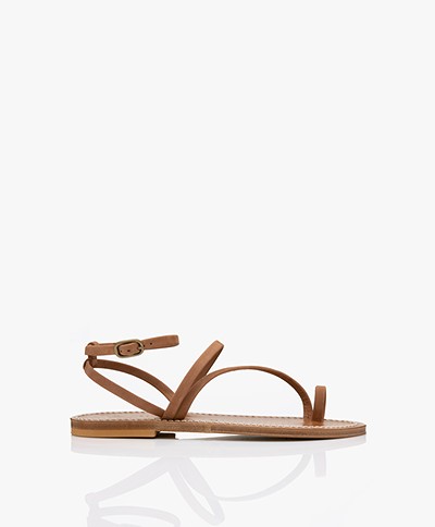 K. Jacques St. Tropez Ombeline Nubuck Leather Sandals - Luggare