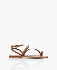 K. Jacques St. Tropez Ombeline Nubuck Leather Sandals - Luggare
