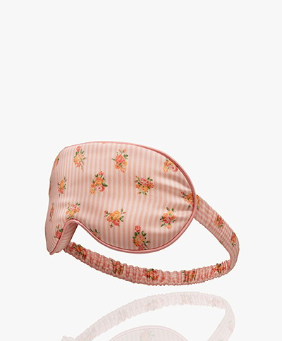 slip™ Mulberry Silk Floral Print Contour Sleep Mask - Petal