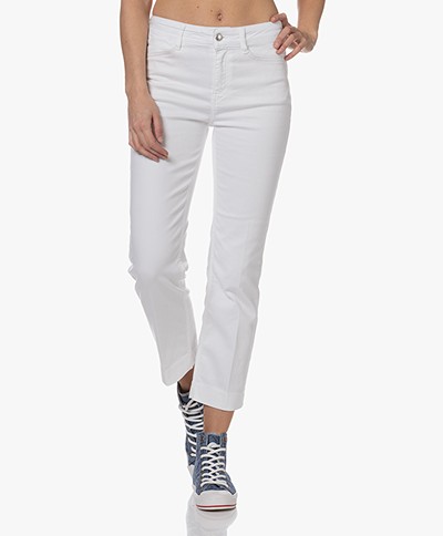 Drykorn Speak Straight Cropped Jeans - White