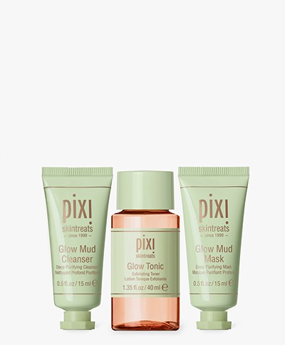 Pixi Best Of Bright Ornament Skin Cleansing Set - Travel size 
