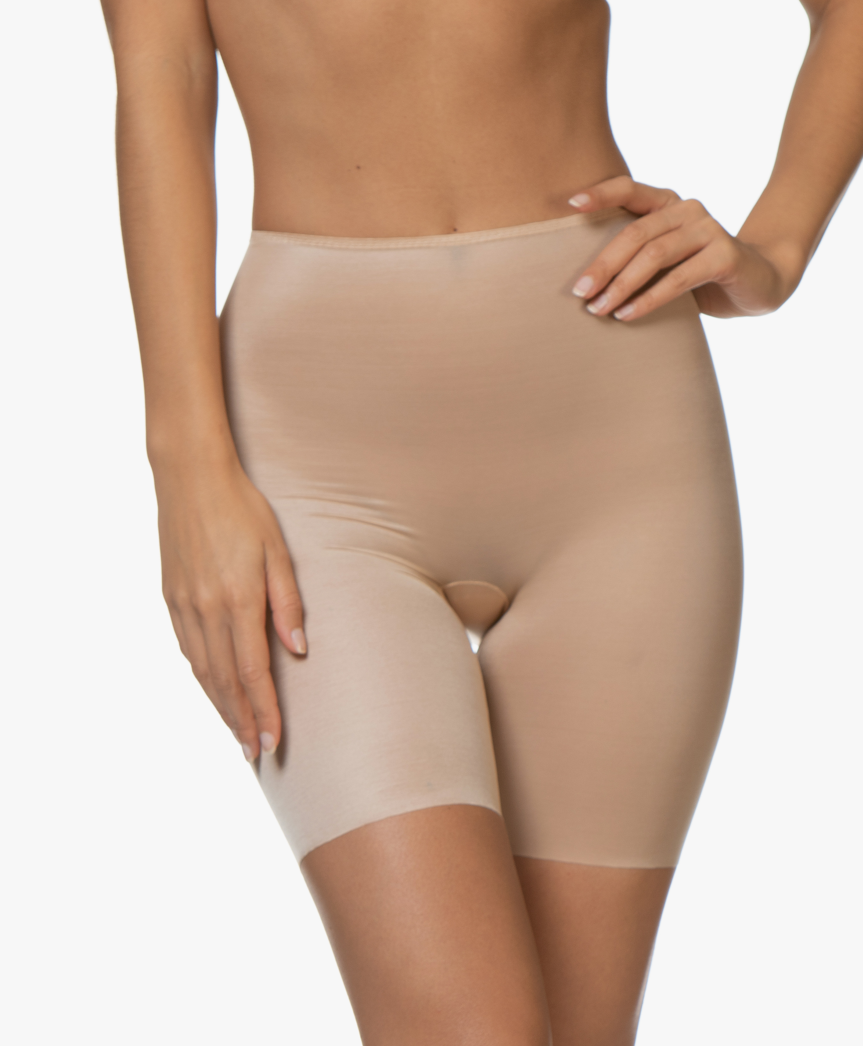 SPANX Skinny Britches Mid Thigh Short Naked R Naked
