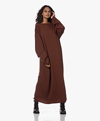 extreme cashmere N°192 Scoop Cashmere Blend Dress - Root