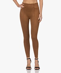 SPANX® Faux Suede Legging - Rich Caramel