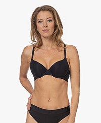Wolford Beauty Cotton Lightly Lined Demi Bra - Black