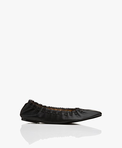 See by Chloé Jane Leather Ballet Flats - Black