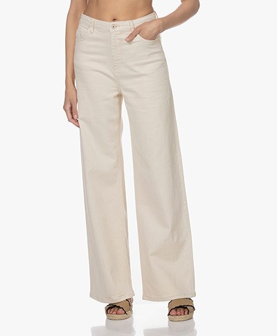 by-bar Lina Wide Leg Jeans - Off-white