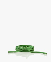 KYRA Leather Tie-belt - Fern Green