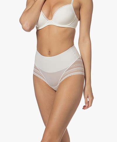 SPANX® Undie-Tectable Illusion Lace Hi-Hipster - Linen