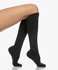 FALKE Softmerino Knee Socks - Anthracite Grey melee