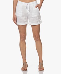 Josephine & Co Loyd Linen Bermuda Shorts - White