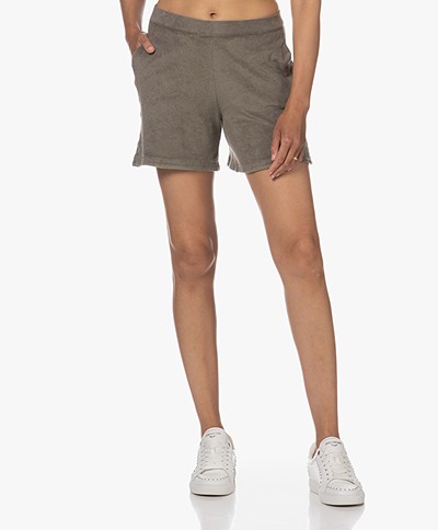 Majestic Filatures Terry Jersey Shorts - Militaire