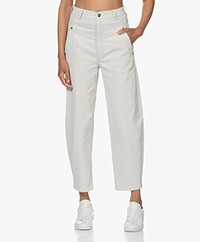 Drykorn Mind Relaxed-fit Cropped Jeans - Papyrus