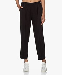 Vince Casual Pull On Viscose Pantalon - Zwart