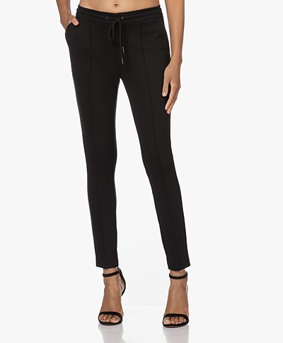 KYRA Aivey Interlock Jersey Sweatpants - Black