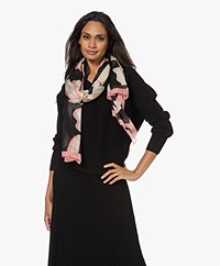 KYRA Minna Modal Print Sjaal - Pink Blush