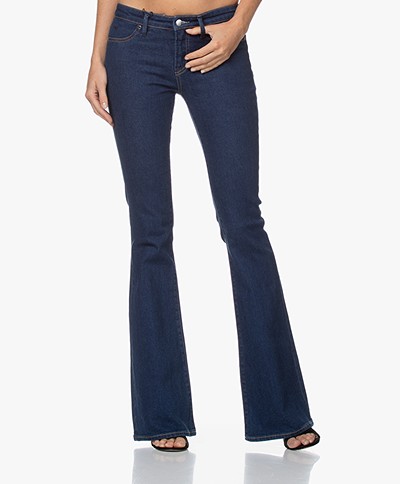 Denham Farrah Super Flare Fit Jeans - Blue