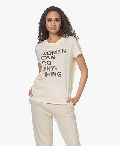 Zadig & Voltaire Walk Women Can Do Anything T-shirt - Butter