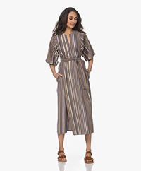 Vanessa Bruno Tea Cotton Striped Dress - Multicolor