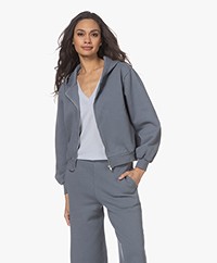 Âme Antwerp Fabienne Capuchon Ritsvest - Vergrijsd Blauw