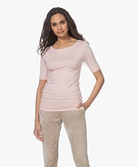Majestic Filatures Soft Touch Boothals T-shirt - Chamallow