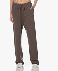 extreme cashmere N°142 Run Cashmere Blend Pants - Wood