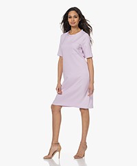LaSalle Interlock Jersey T-shirt Dress - Lilac