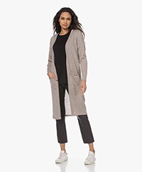 Sibin/Linnebjerg Holly Open Merino Vest - Zand Mêlee