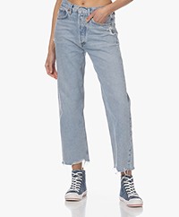 AGOLDE 90's Cropped Straight-fit Jeans - Nerve