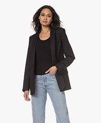 IRO Allan Scheerwollen Blazer - Zwart