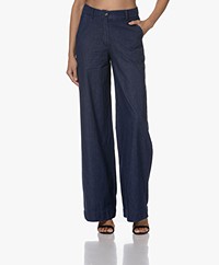 KYRA Stella Lyocell Loose-fit Jeans - Deep Blue