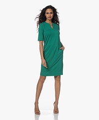 KYRA Dorine Ponte Jersey Dress - Vivid Green