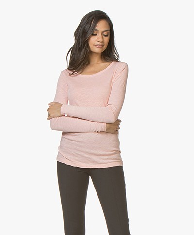 LEÏ 1984 Georges Long Sleeve in Extra-fine Jersey - Nude