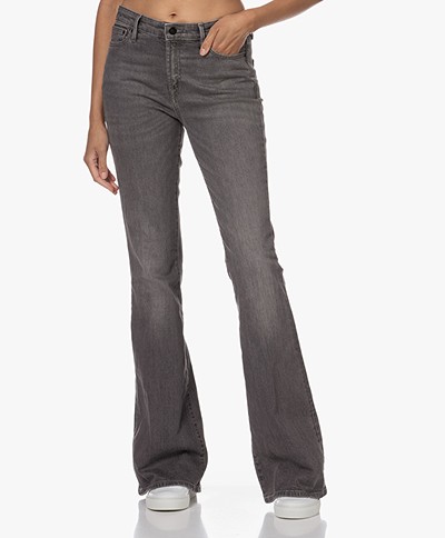Denham Jane High-rise Flared Jeans - Grey
