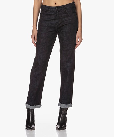 Denham Bardot Straight Fit Jeans - Donkerblauw