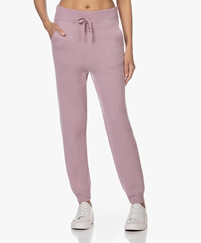 Rag & Bone Pierce Cashmere Knitted Pants - Light Pink 