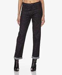 Denham Bardot Straight Fit Jeans - Dark Blue