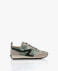 Rag & Bone Gerecyclede Retro Runner Print Sneakers - Leaf Green Floral